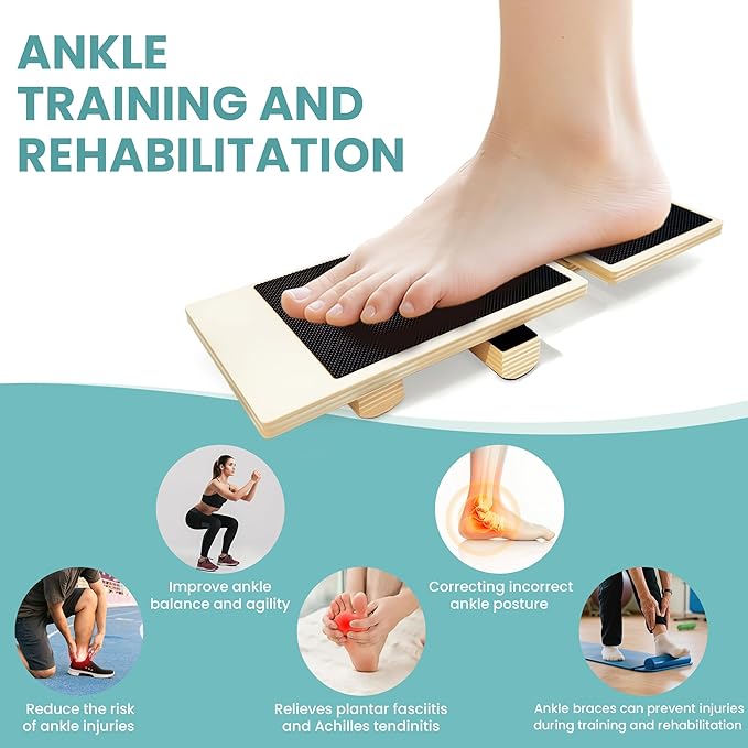 Single Leg Balance Board for Ankle Rehabilitation, Ankle Foot Strengthener, 1 Pc Ankle Brace, Daily Stability Training, Physical Therapy, Plantar Fasciitis Relief, Posture Correction, Balance Training
