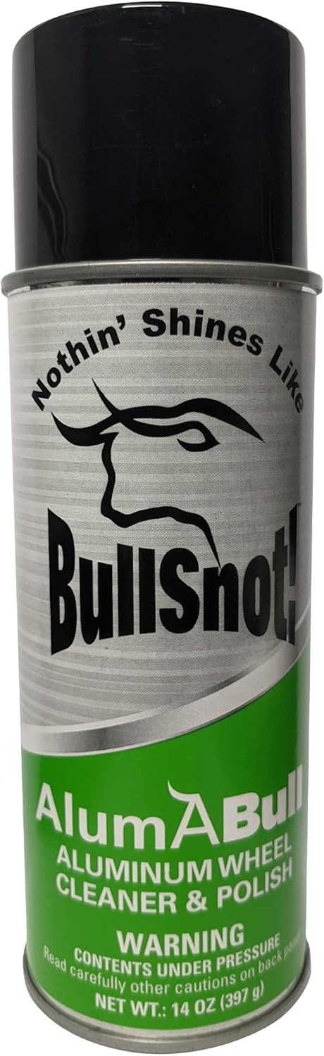 AlumABull Aluminum Wheel Cleaner & Polish - Restores Shine, Removes Tarnish & Oxidation, Protects Aluminum, Stainless Steel & Chrome - Non-Corrosive, Foam Formula, Made in The USA