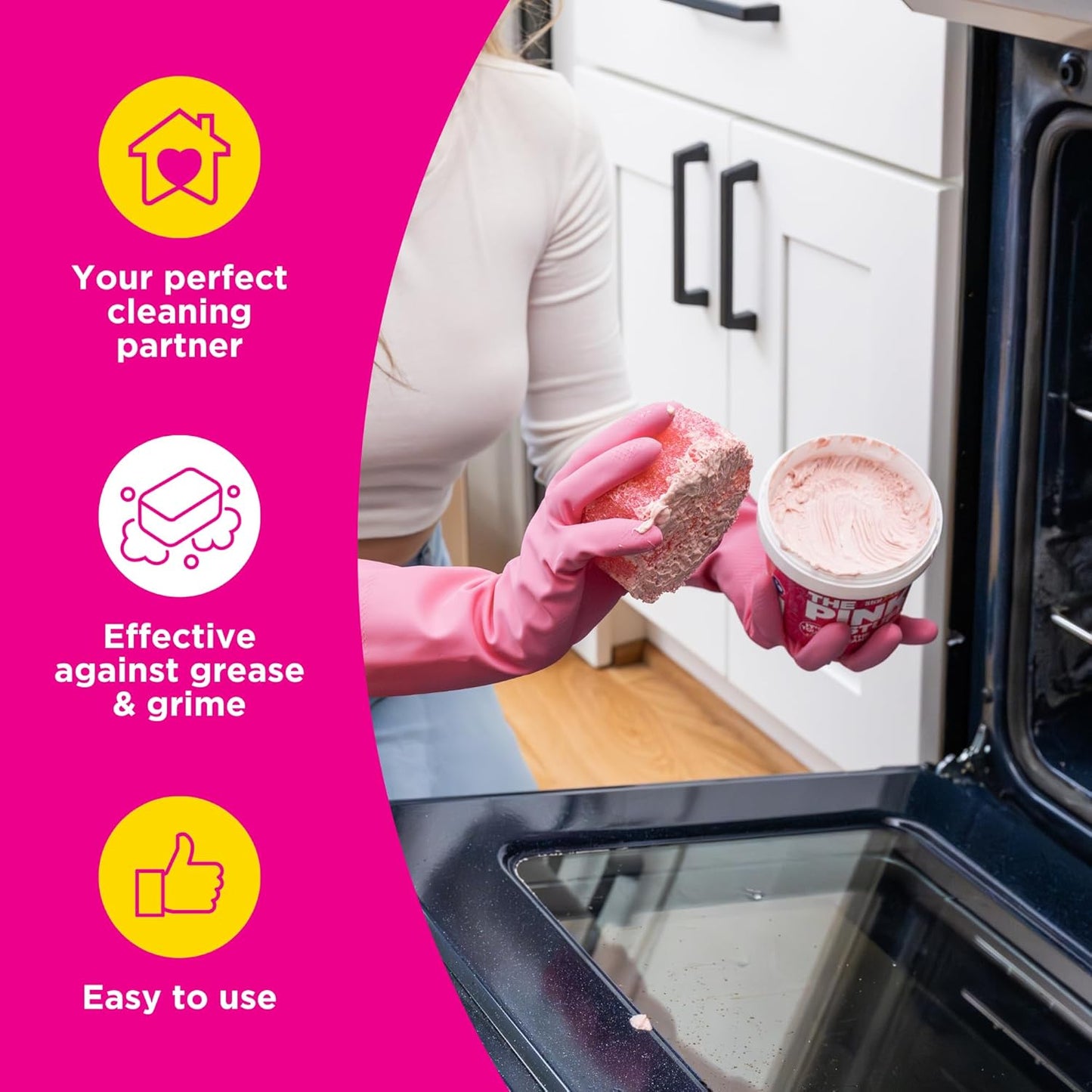 Stardrops – The Pink Stuff Ultimate Cleaning Pack – Miracle Cleaning Paste, Multi-Purpose Spray & Bathroom Foam – Cuts Grease, Removes Stains, Cleans Kitchens, Bathrooms, and More