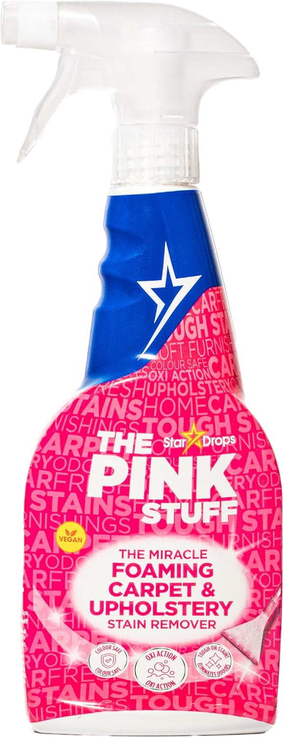 Stardrops - The Pink Stuff - The Miracle Foaming Carpet & Upholstery Stain Remover