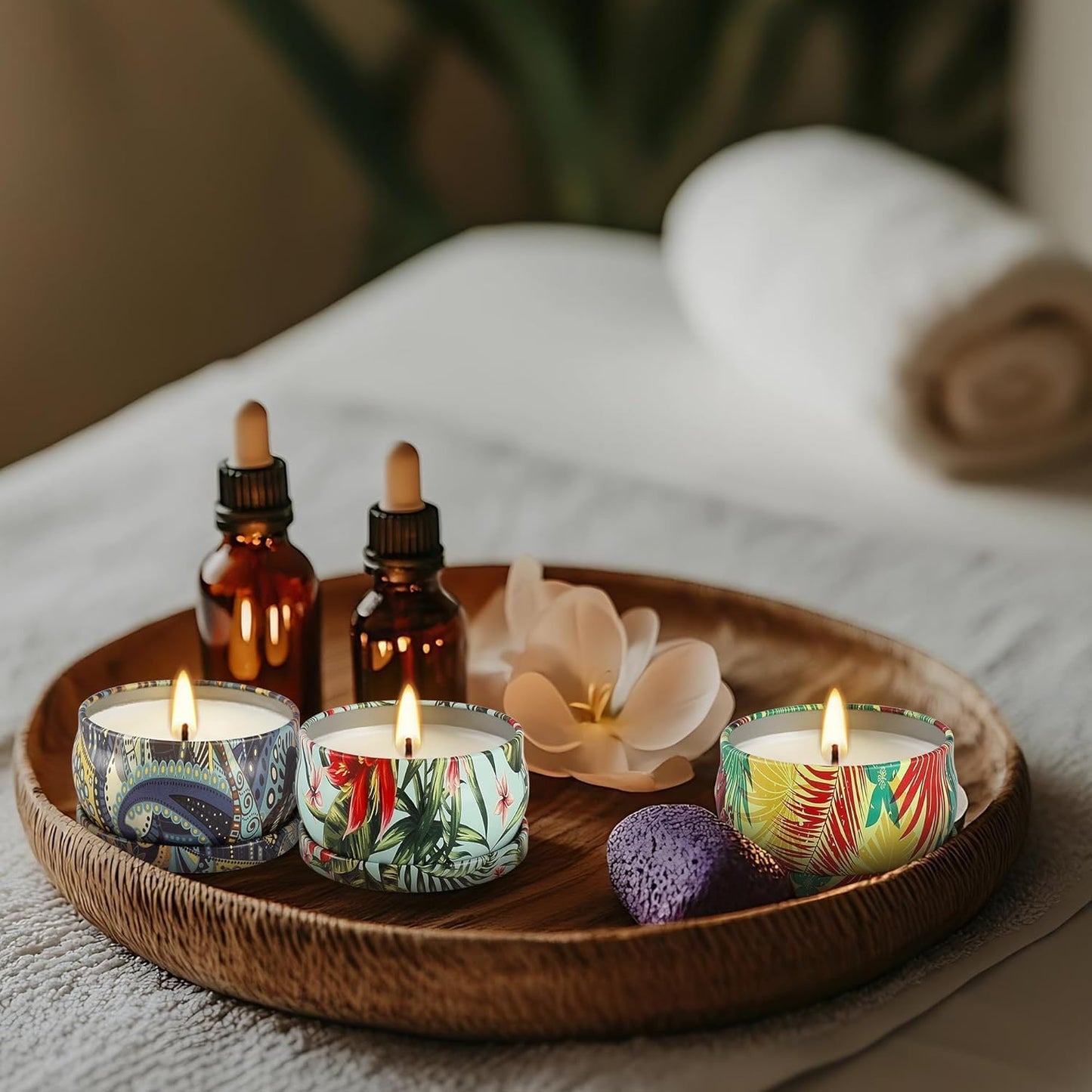 Set 36Pack Scented Candles Gifts Soy Wax Travel Tin Jar Candles for Home 2.5 OZ jar Candles for Mom for Christmas, Birthday, Thanksgiving, Mother's Day,Aromatherapy