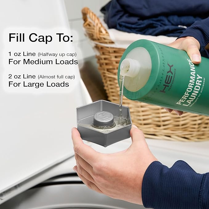 HEX Performance Laundry Detergent, Lavender, 100 Loads (Pack of 2) - Designed for Activewear, Eco-Friendly, Concentrated Formula