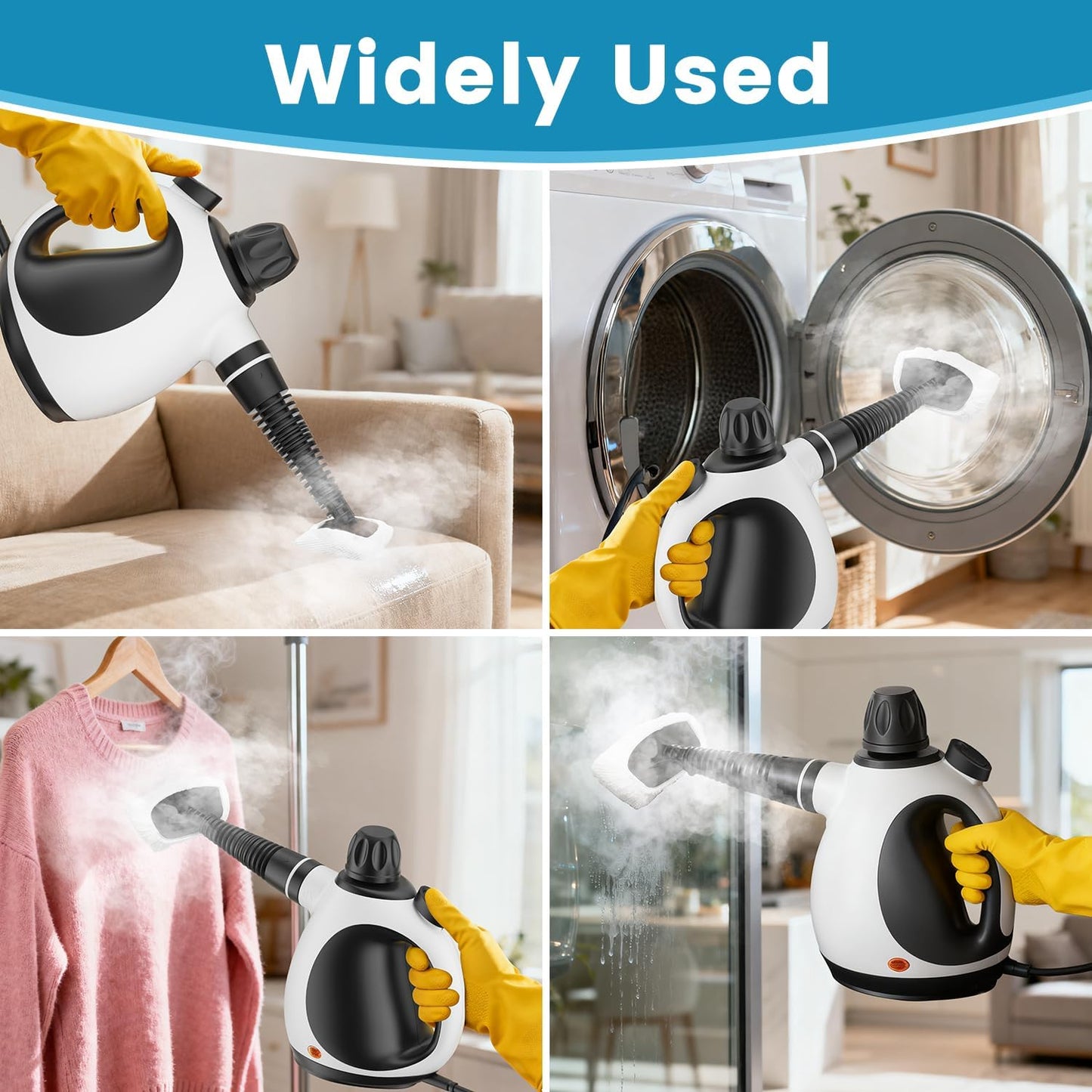 Universal Microfiber Cloths for Handheld Steam Cleaner Attachments,Steamer Accessories Washable Rags,10 Pack