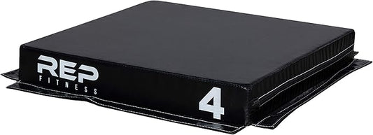 REP Fitness Stackable Soft Foam Plyo Boxes, Adjustable Jump Platforms for Home Gym Training, Durable Cushioned Step for Exercise, Balance, Squats, HIIT Workouts, Strength Conditioning, Vinyl Cover