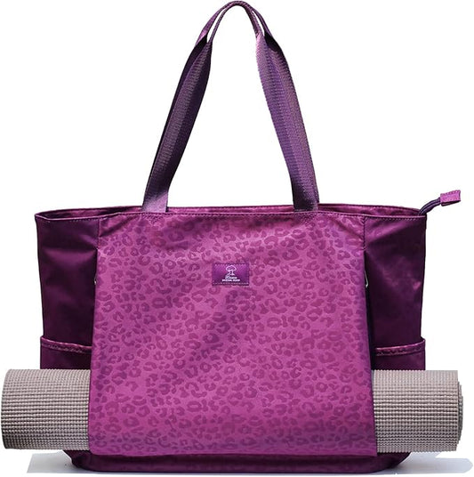 ESVAN Yoga Mat Bag Yoga Tote Carrier Shoulder Bag Carryall Tote for Office,Yoga,Pilates,Travel,Beach and Gym