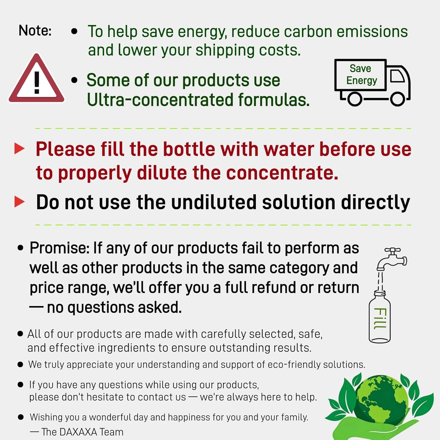 2-Pack Wood Polish&Cleaner - Deep Conditioning Formula,Scratch Hiding&Moisture Protection, Durable High-Gloss Finish for Hardwood, Laminate Floors&Furniture | Ultra concentrated-Fill with water to use