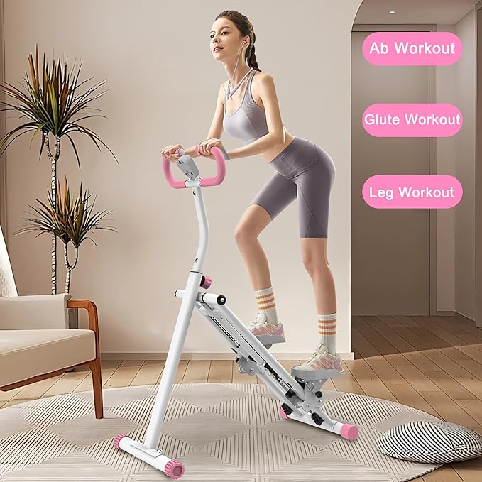 Stair Stepper for Home-Upgrade Vertical Climber Workout Machine for Full-Body Exercise Climber Fitness Equipment with Stable Frame Adjustable Handlebar