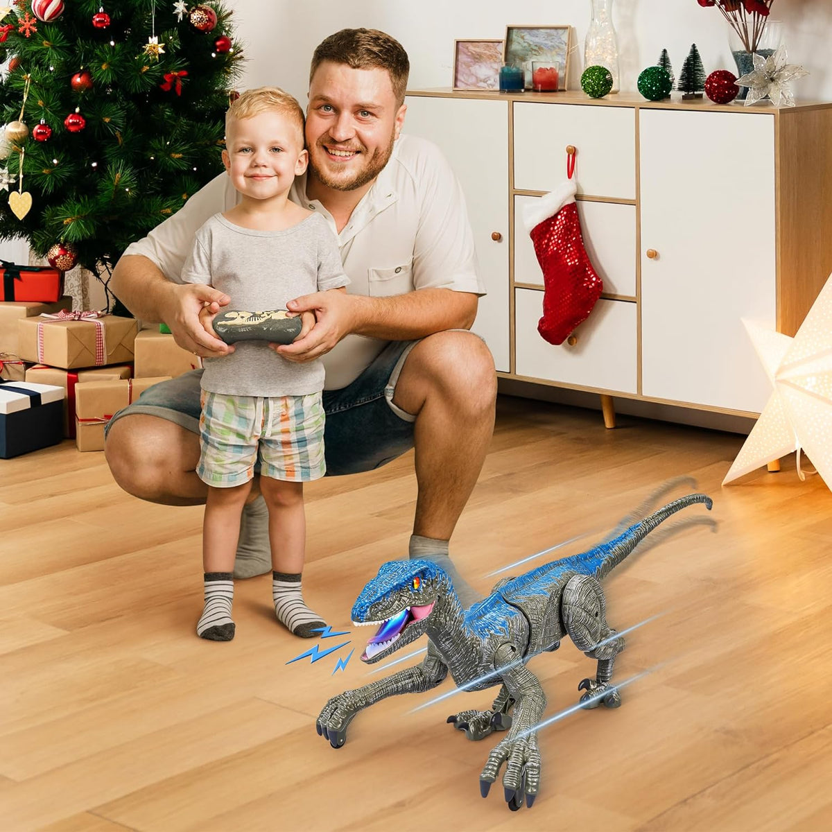 Rechargeable Walking Dinosaur Remote Control Toy