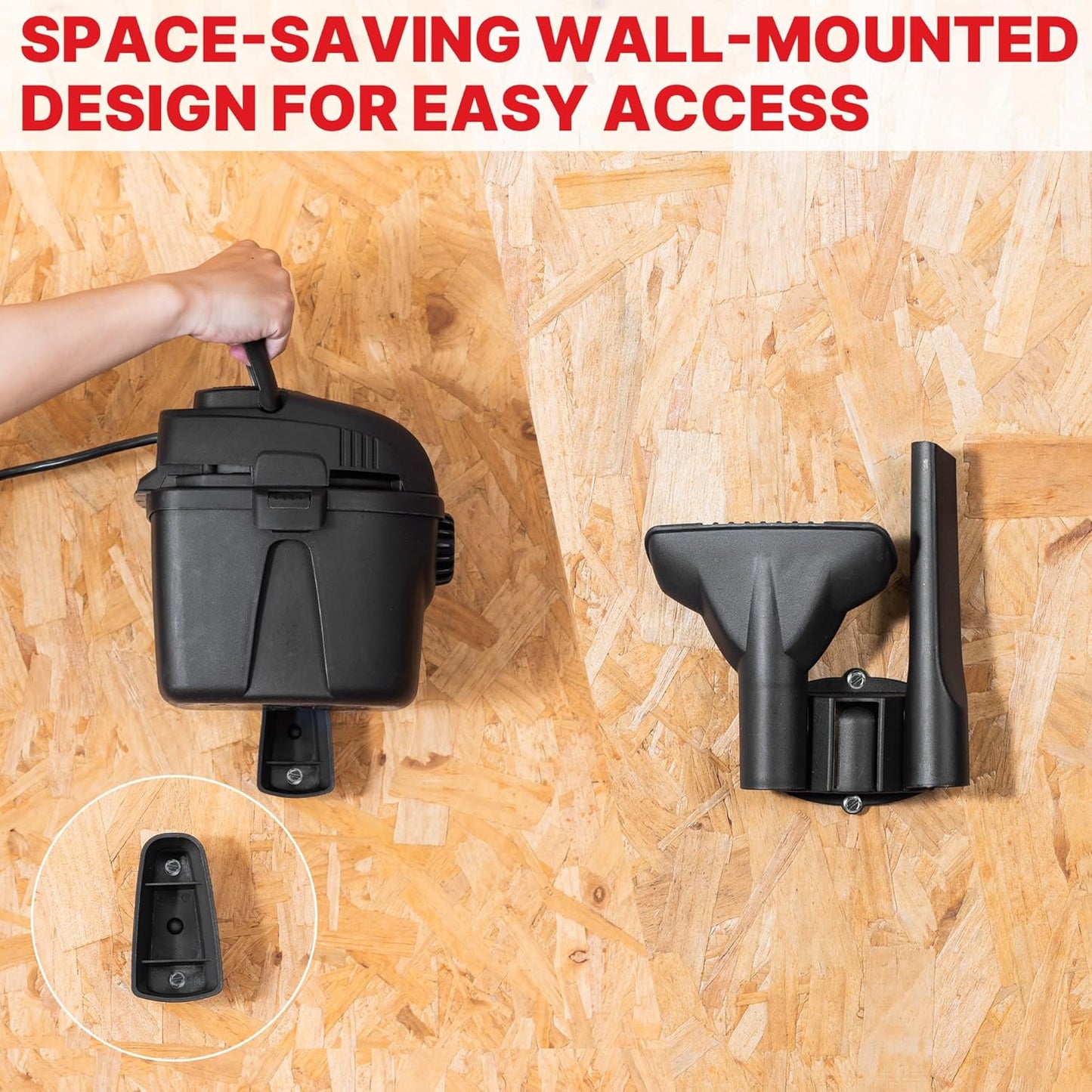 Shop-Vac 2021005 1 Gallon Micro Wet/Dry Vacuum, 1.0 Peak HP, 1.25 Inch Diameter x 4 Foot Hose, 6 Food Cord, Lightweight And Portable, Quick Wet/Dry Pickup