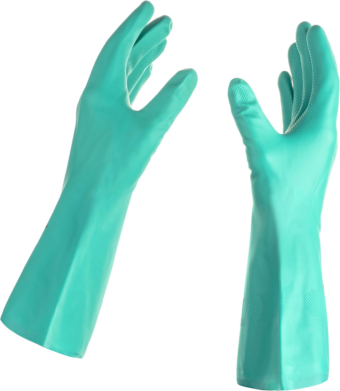 TUSKO PRODUCTS Best Nitrile Rubber Cleaning, Household, Dishwashing, Latex Free, Vinyl Free, Small (12 Pairs)