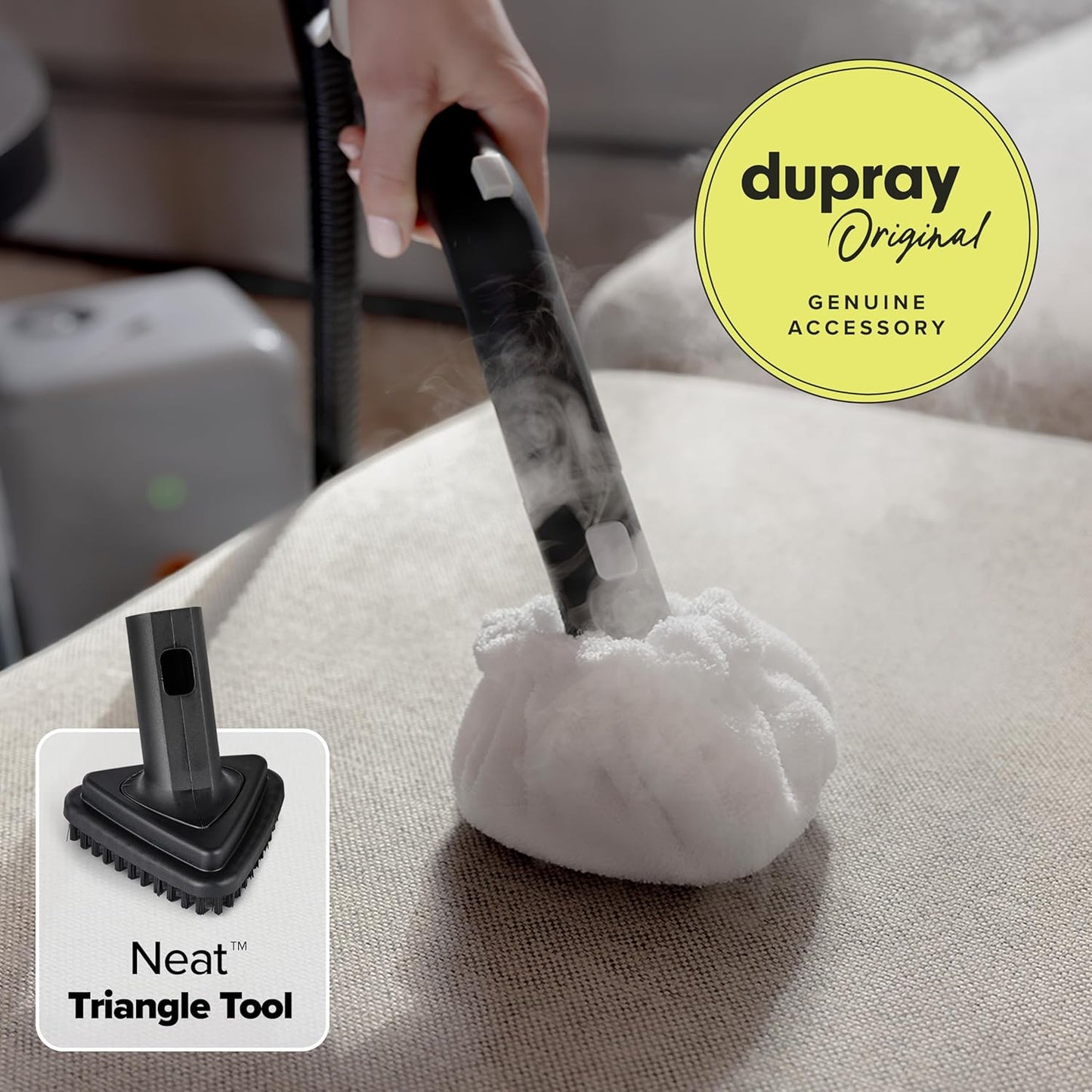 Dupray Neat Triangular Tool for Steam Cleaner (Accessory Part) – Precision Cleaning for Corners and Edges