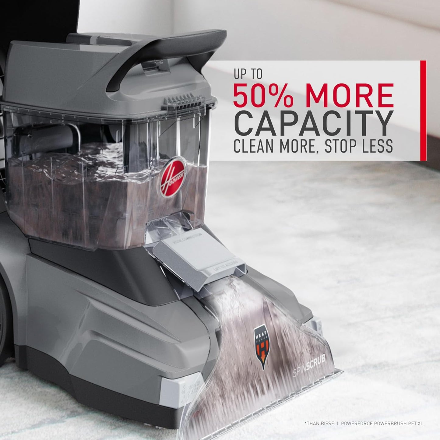 Hoover PowerScrub XL Pet Carpet Cleaner Machine for Carpet and Upholstery, Deep Cleaning Shampooer Machine with Multi-Purpose Tools, Powerful Suction, Pair with Hoover Cleaner Solution