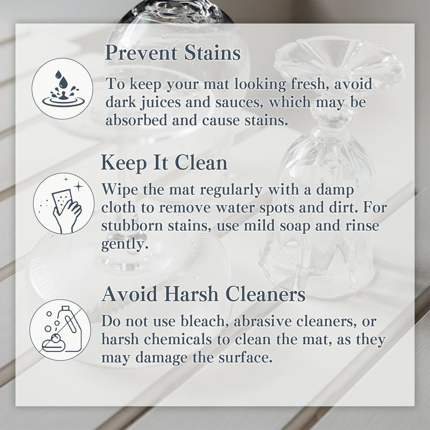 2pcs Stone Dish Drying Mat for Kitchen Counter, Quick-Dry Diatomaceous Earth Water Absorbent Pad & Countertop Drainer, Home Essentials for Bath and Pets - Dark Grey, 24x16’’ & 8x4’’