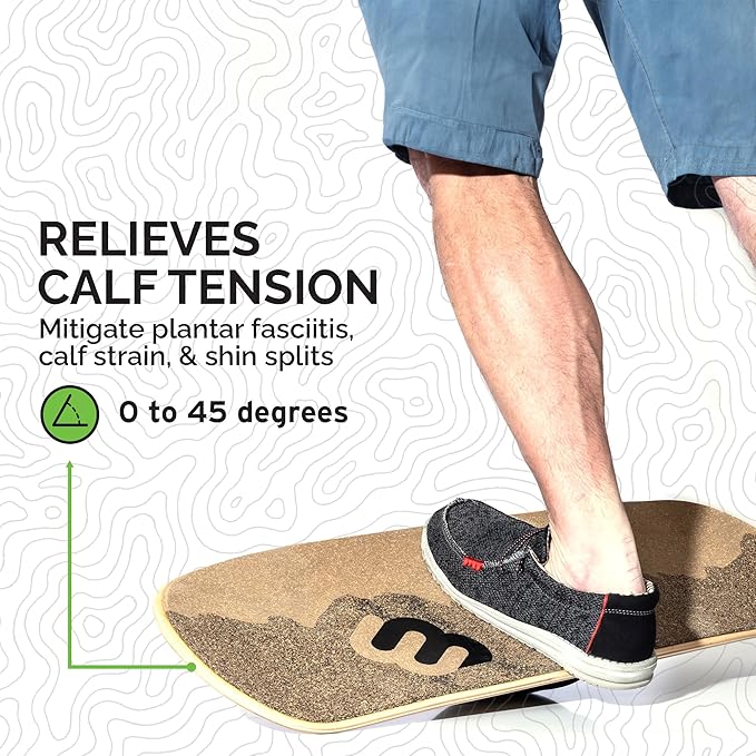 Wide Standing Desk Balance Board - Anti Fatigue Balance Board for Standing Desks