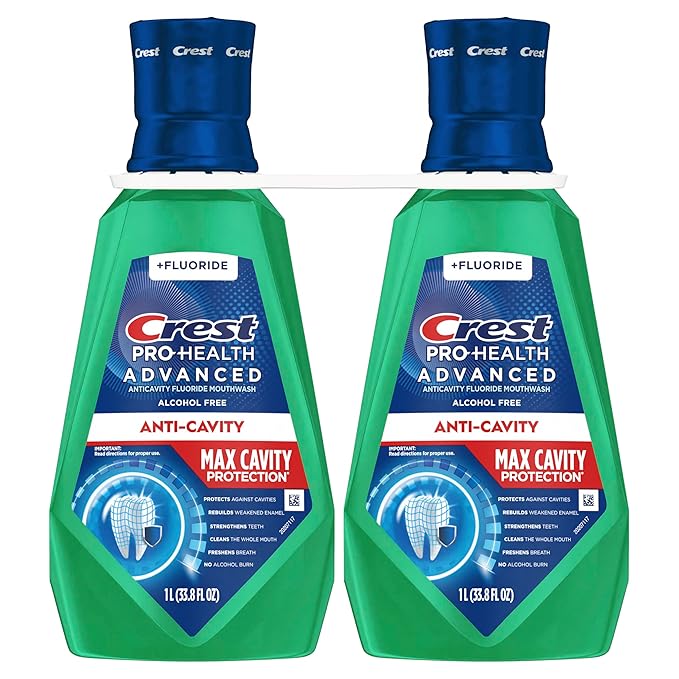 Crest Pro-Health Advanced Maximum Cavity Protection Mouthwash - Mild Mint - 2x1L