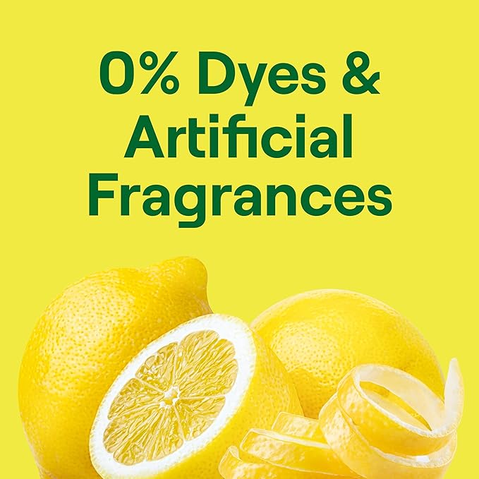 Seventh Generation Multi Surface Wipes All Purpose Cleaning Lemon Zest scent with 100% Essential Oils and Botanical Ingredients 70 count, Pack of 6