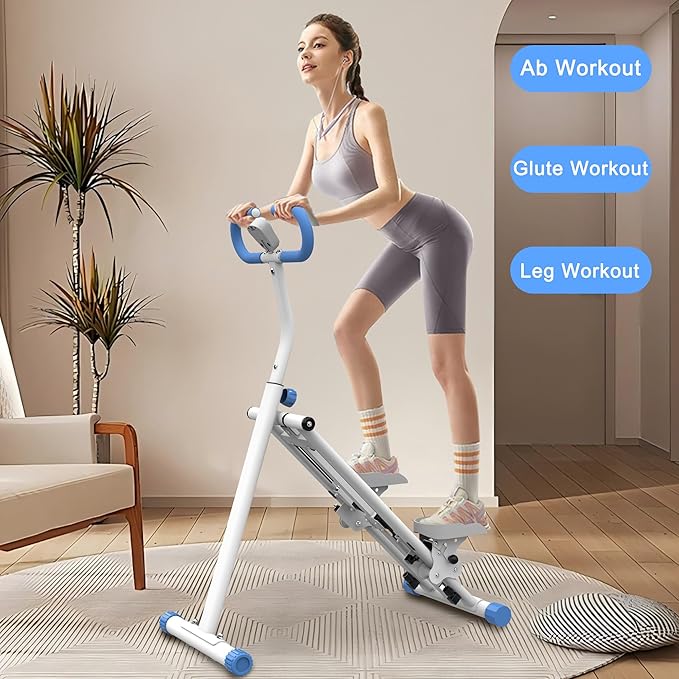 Stair Stepper for Home-Upgrade Vertical Climber Workout Machine for Full-Body Exercise Climber Fitness Equipment with Stable Frame Adjustable Handlebar