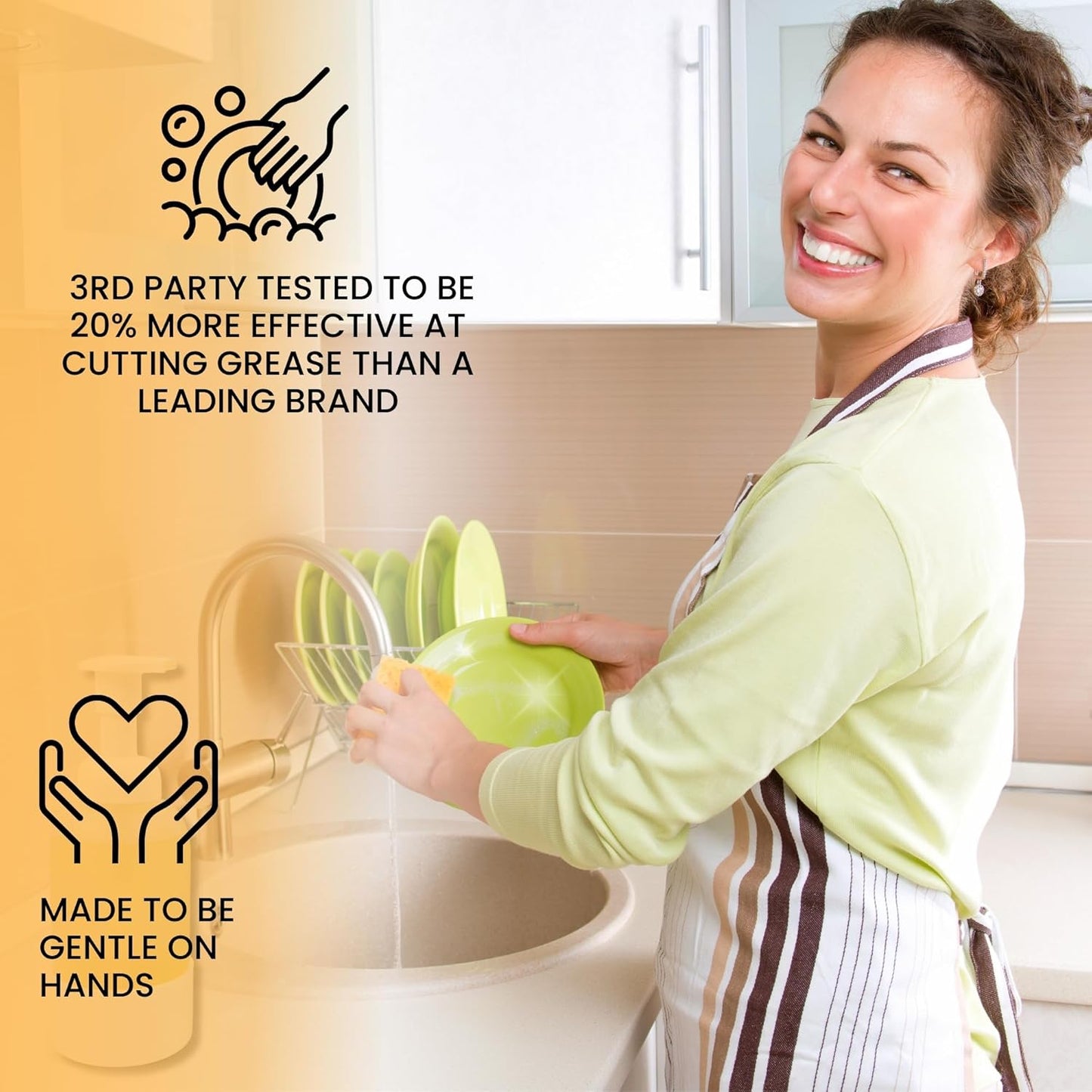 Eco Friendly Foaming Dish Soap Starter Set, Reusable Aluminum Soap Dispenser, Zero Waste, Non Toxic, Concentrated Powder Dish Soap Refill (Pack of 3) Make 36 oz of Foaming Dish Washing Liquid