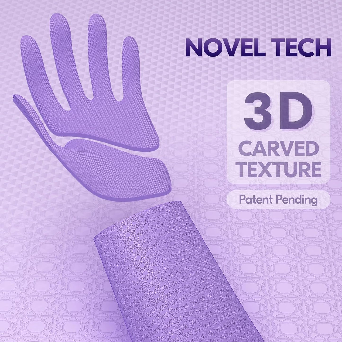 Vgo... Household Cleaning Gloves,Double-layer,Lined Dishwashing Gloves,Long Sleeves for Kitchen,Bathroom Cleaning(TP1117)