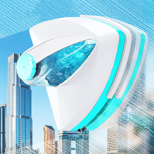 Water-filled Magnetic Glass Brush Double Side Glass Cleaning Brush For Window Cleaning Household Cleaning Tool Magnetic Window Cleaner Brush Thickness 0.6''- 1''(15-26mm)