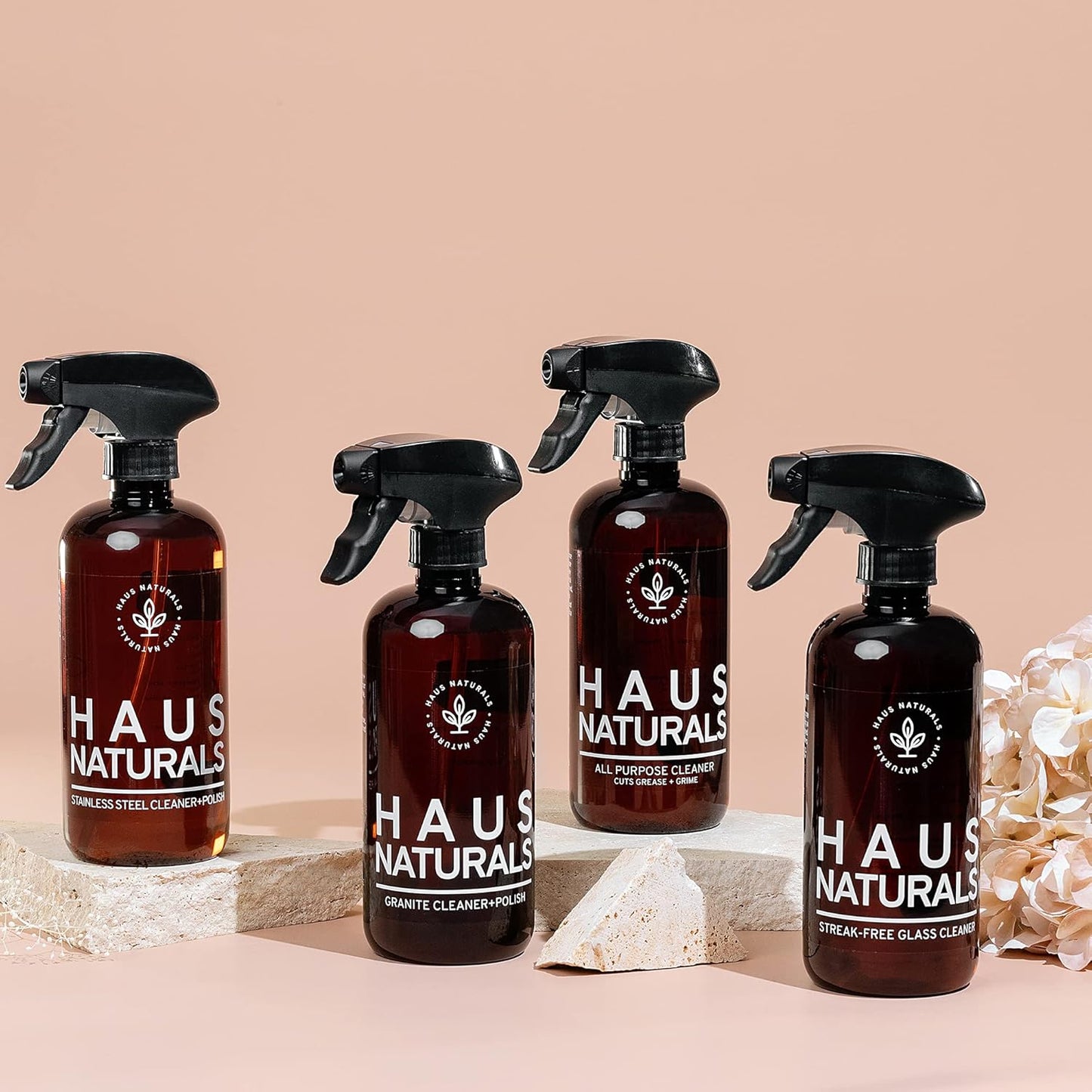 Daily Granite Countertop Cleaner And Polish Kit, Quartz Countertop Cleaner, Formulated To Work On All Natural Stones, Eco Friendly & Plant Based, Safe For Kids And Pets