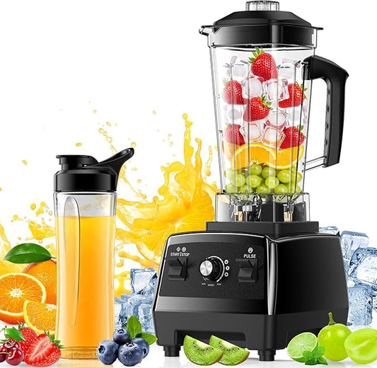 Blenders for Kitchen with 68Oz. Pitcher and 20Oz. To-go Cup, BPA-Free Countertop Blenders for Smoothies, Smoothie Blender for Ice Crush, Frozen Drinks