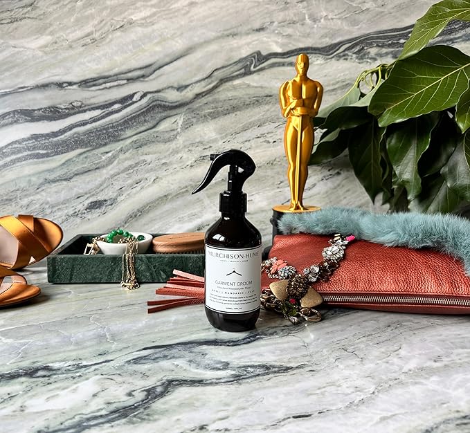 Murchison-Hume Garment Groom Fabric Freshener, Air Freshener, Odor Fighter, Laundry Treatment and Stain Remover, Basil Mandarin Kale