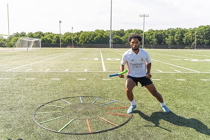 Webby Agility Trainer – Circle Speed and Agility Ladder for High Intensity Reactive Footwork Drills and Skills – A Circular Piece of Reaction Training Equipment That Changes The Way You Move