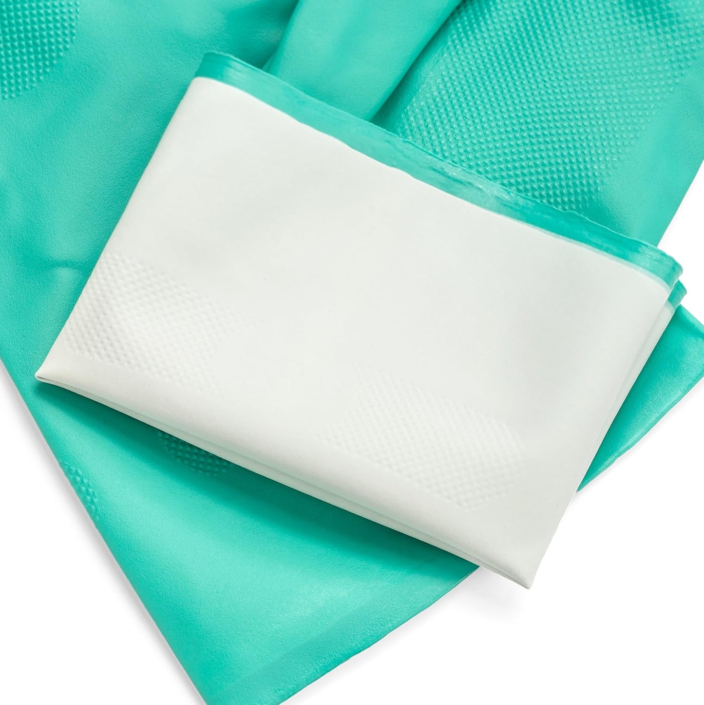 TUSKO PRODUCTS Best Nitrile Rubber Cleaning, Household, Dishwashing Gloves, Latex Free, Vinyl Free, Reusable not Disposable, Extra Small XS, (12 Pairs)