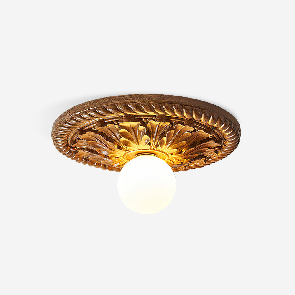 Modern Round Flush Mount Light