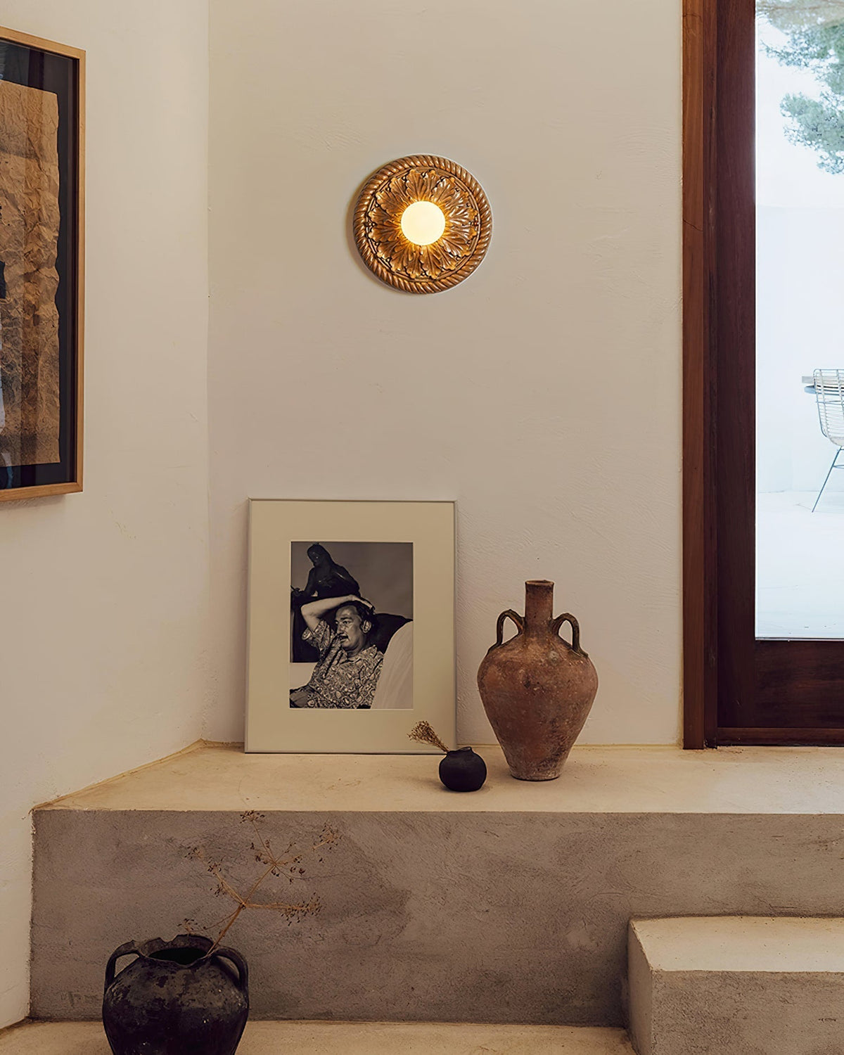 Modern Round Flush Mount Light