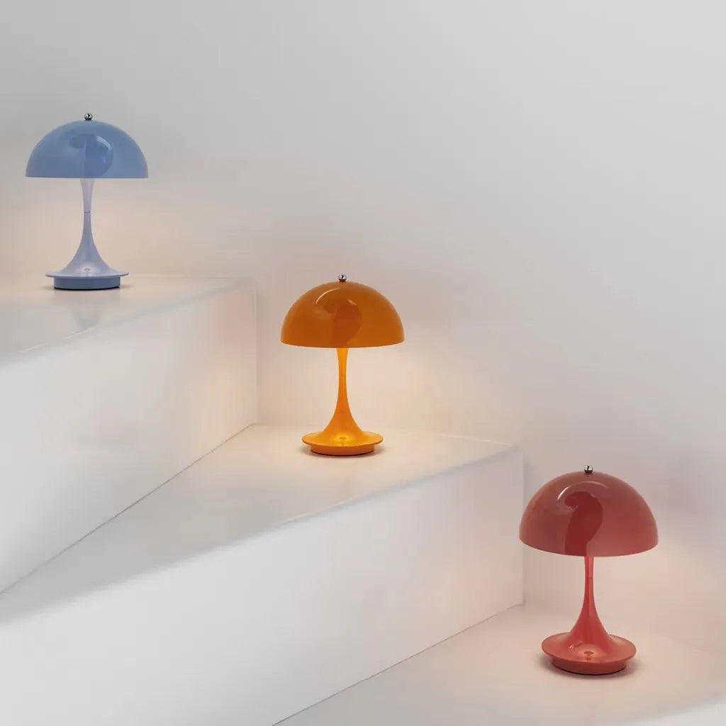Table Lamp | Rechargeable Dome-Shade Desk Light