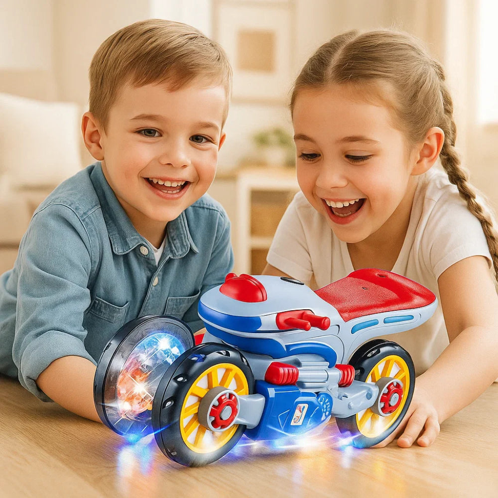Kids Light Up Musical Dancing Toy Motorcycle