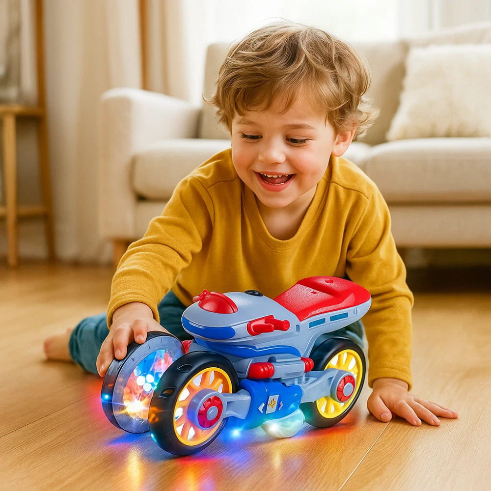 Kids Light Up Musical Dancing Toy Motorcycle