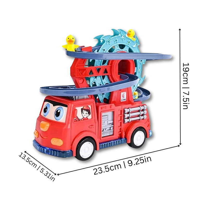 Kids Light-Up Siren Fire Truck Toy