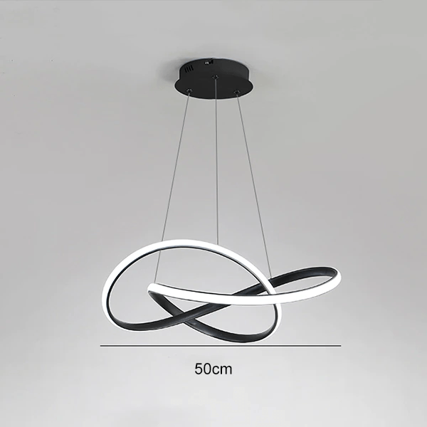 Modern Twisted LED Pendant Light