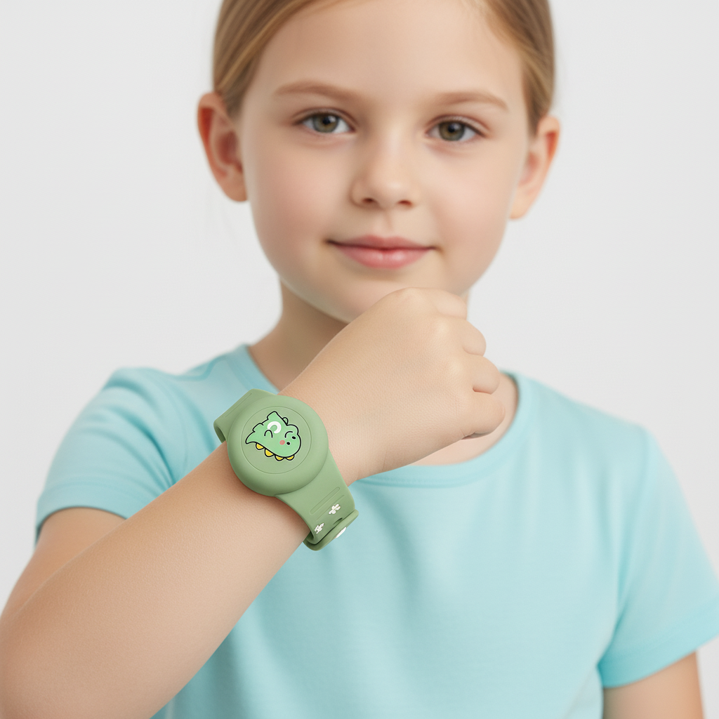 Adjustable Kids Silicone Tracker Wristband
