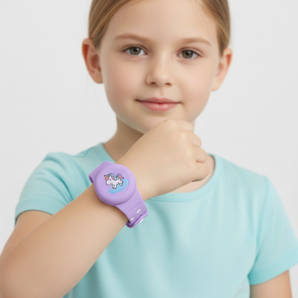 Adjustable Kids Silicone Tracker Wristband