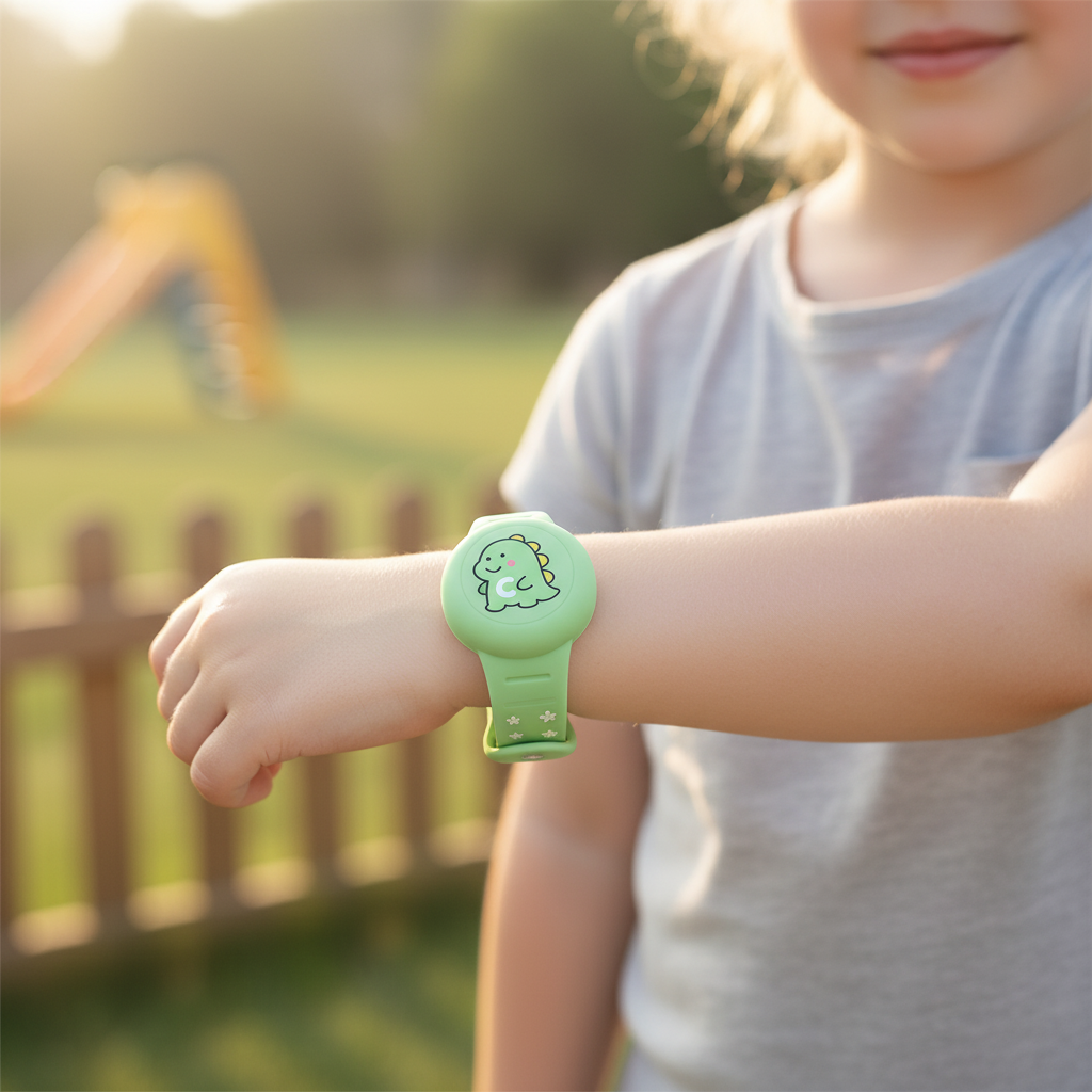 Adjustable Kids Silicone Tracker Wristband