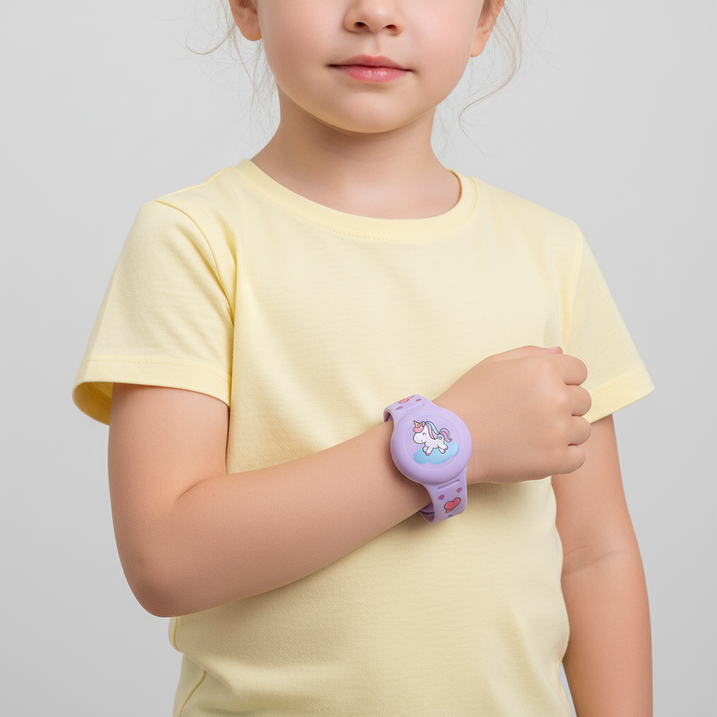 Adjustable Kids Silicone Tracker Wristband