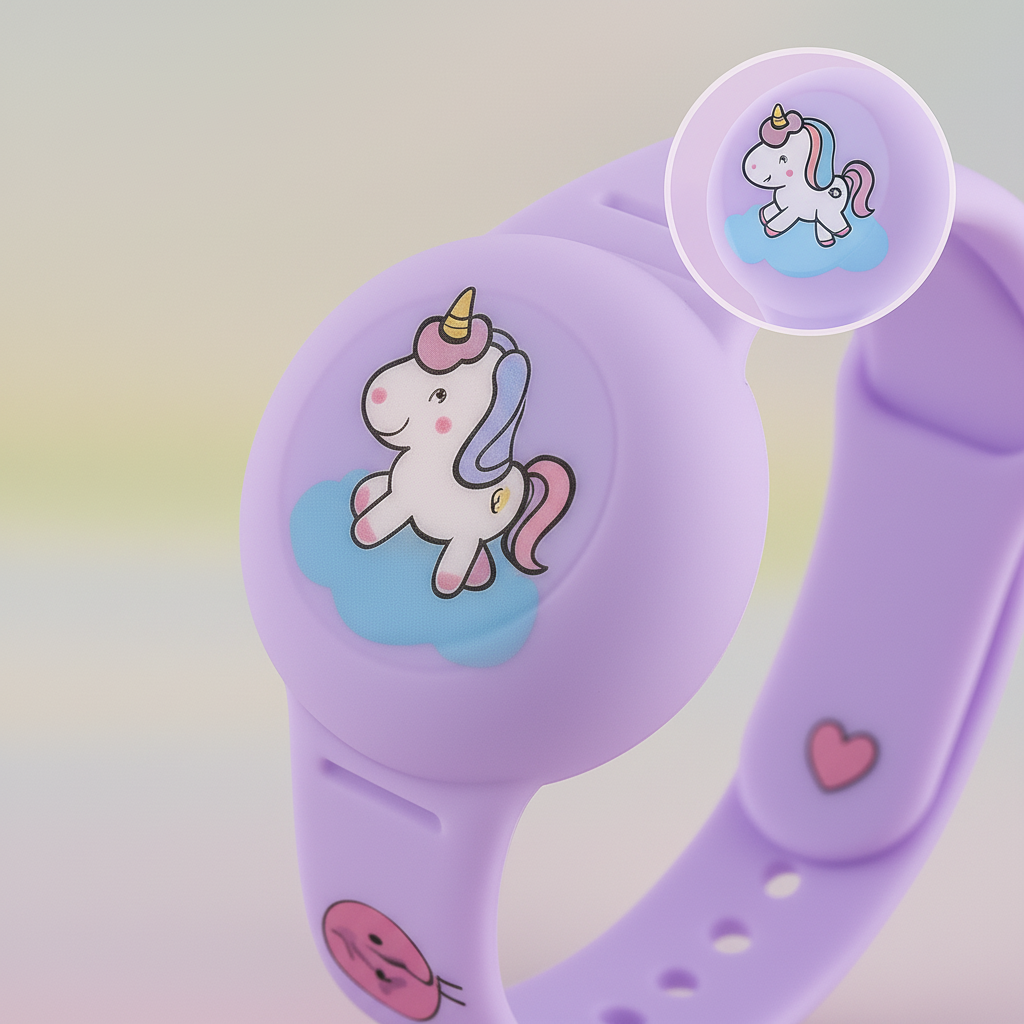 Adjustable Kids Silicone Tracker Wristband