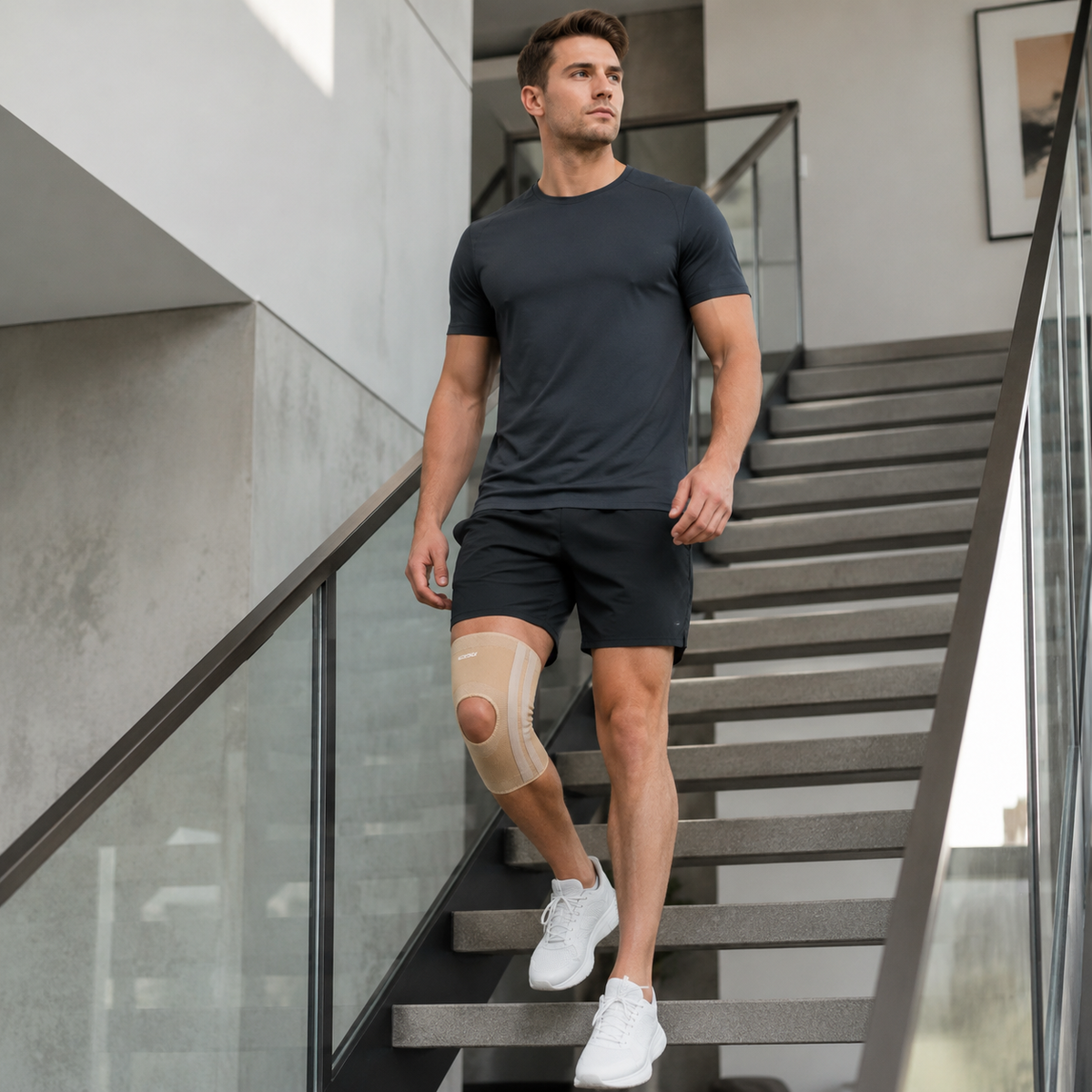Open Patella Knee Compression Sleeve