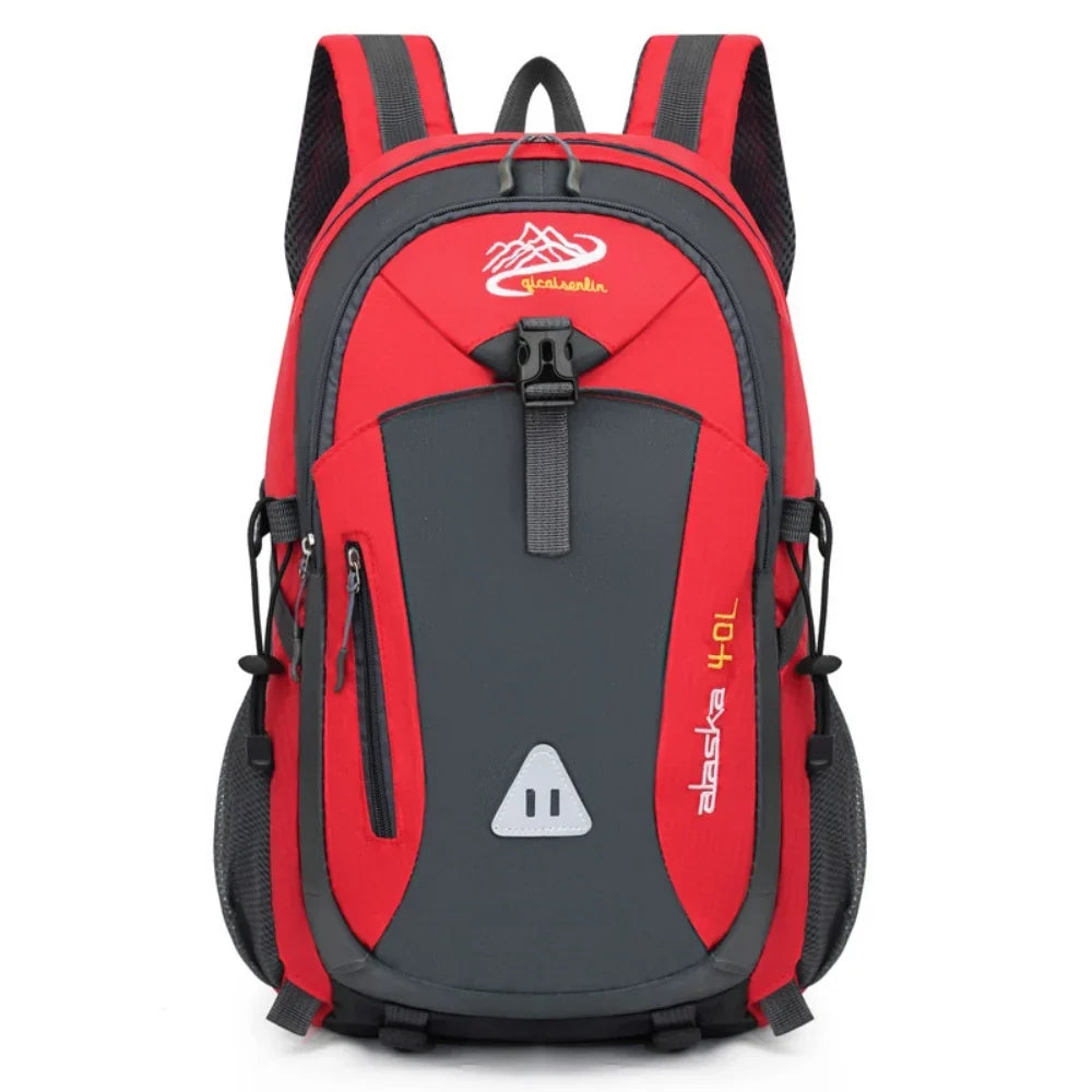 Water-Repellent Multi-Compartment Hiking Backpack