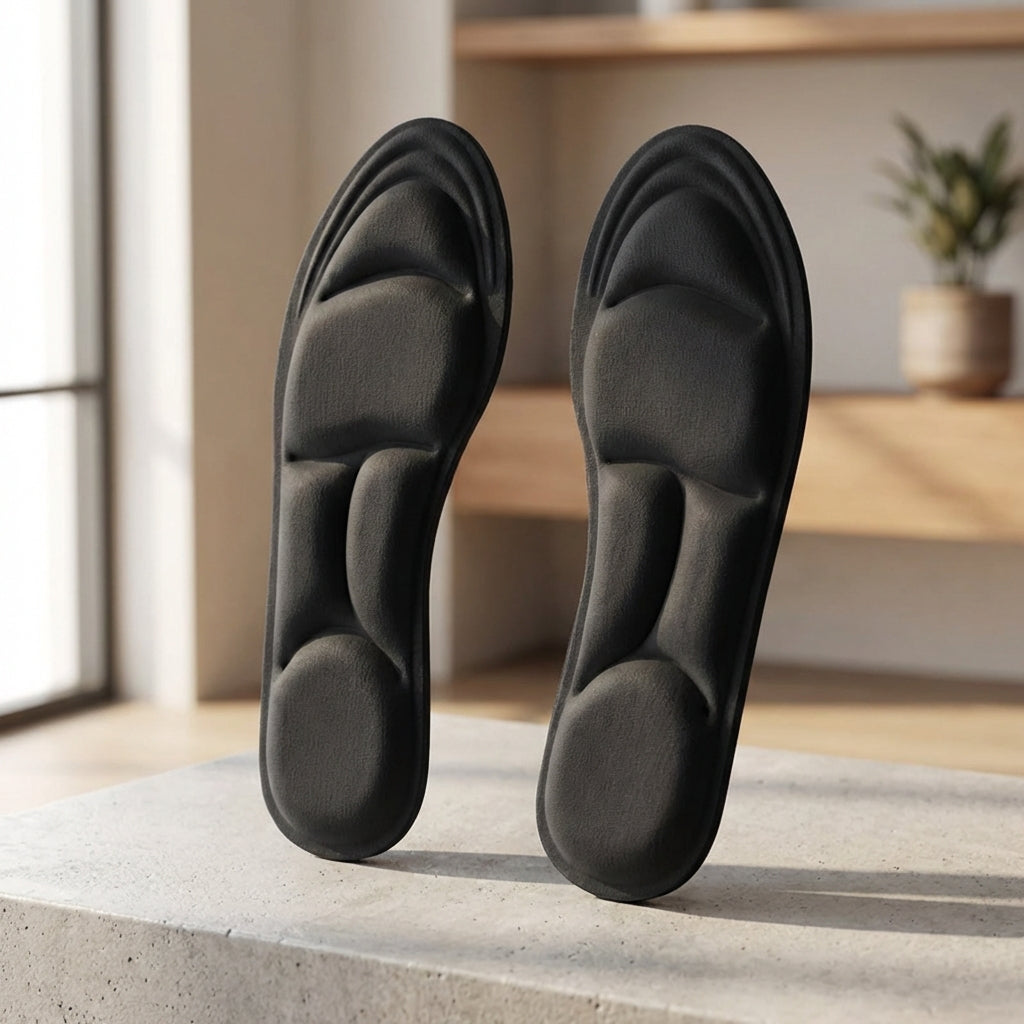 Contoured Shock-Absorbing Massage Insoles