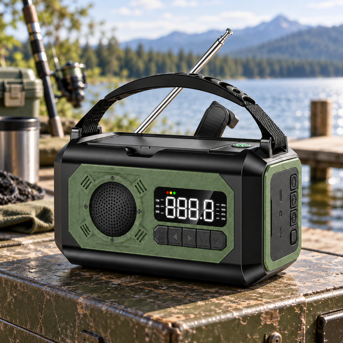 Solar Rechargeable Emergency Weather Radio