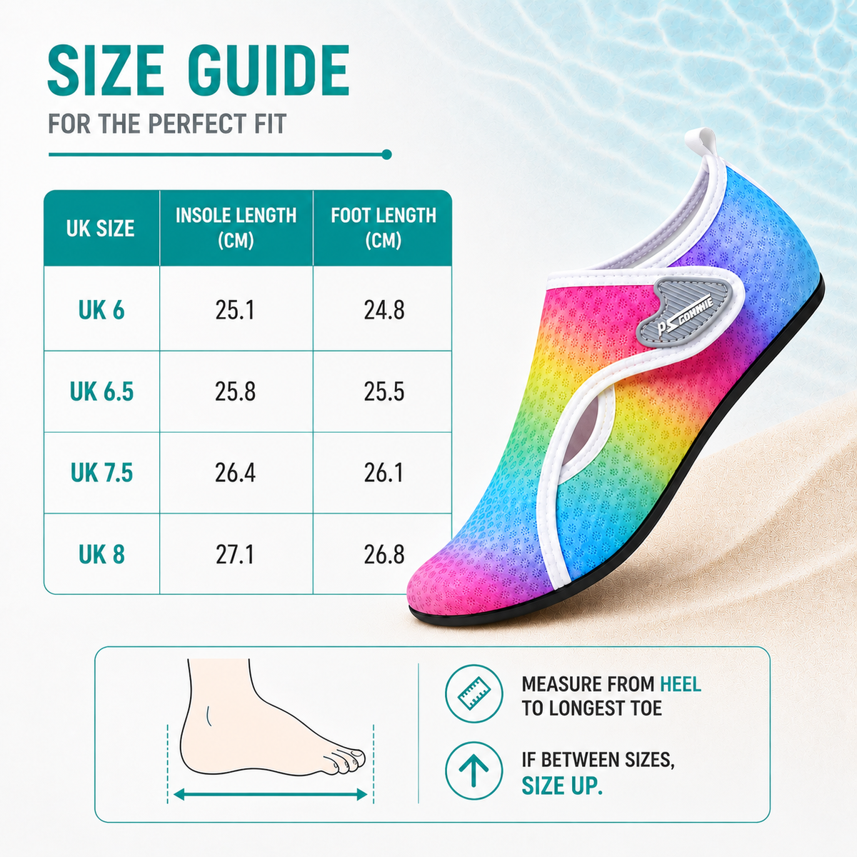 Snug-Fit Anti-Slip Water Shoes