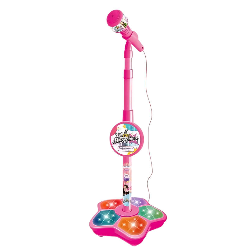 Kids Light-Up Karaoke Microphone Speaker Toy