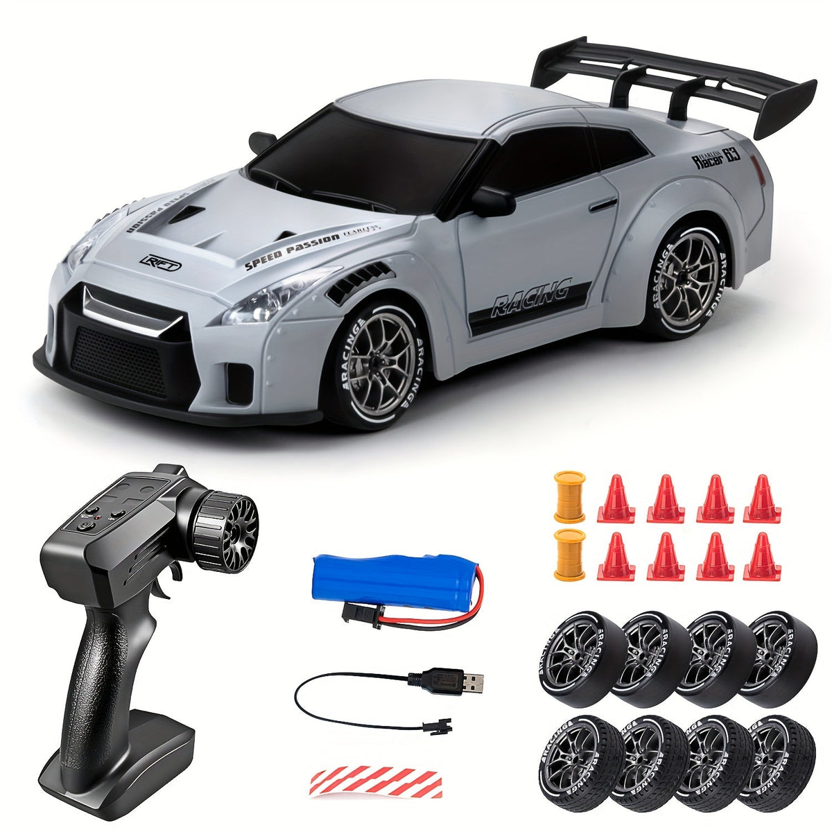 Kids Rechargeable Remote Control 4WD Drift Car