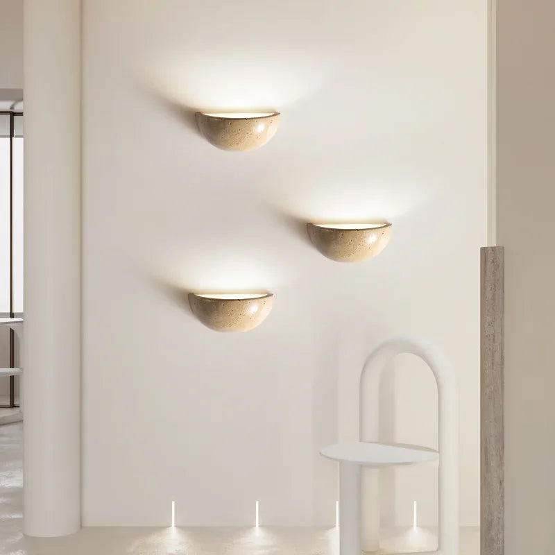 Stone Wall Light | Warm Ambient LED Glow