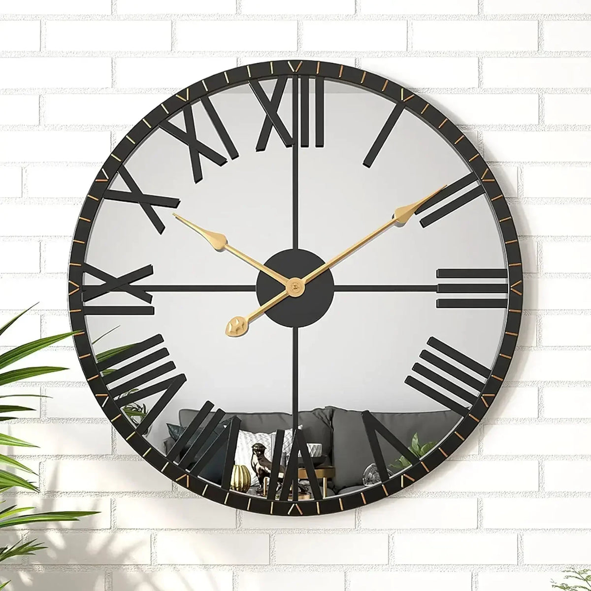 Minimalist Metal Frame Wall Clock